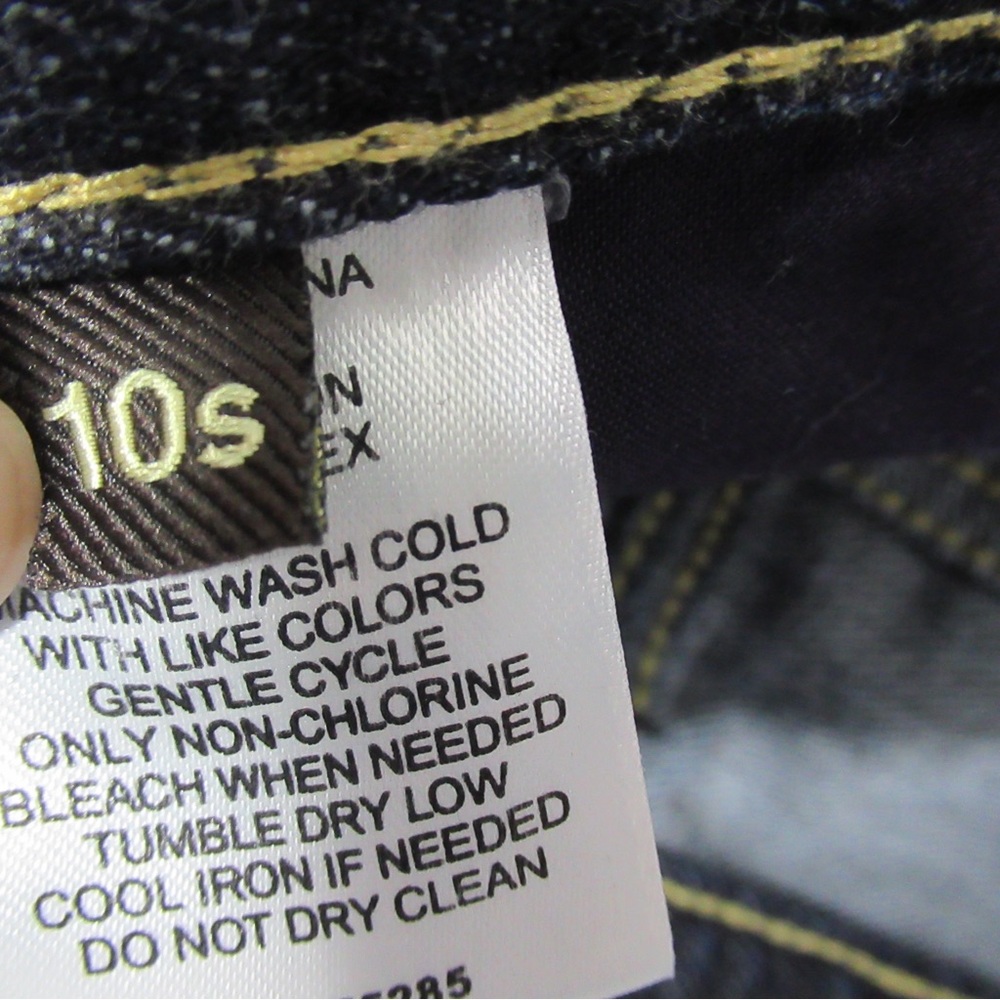 Express Dark Wash Eva Fit & Flare Wide-Leg Denim Jeans Size 10 Short - Picture 7 of 17